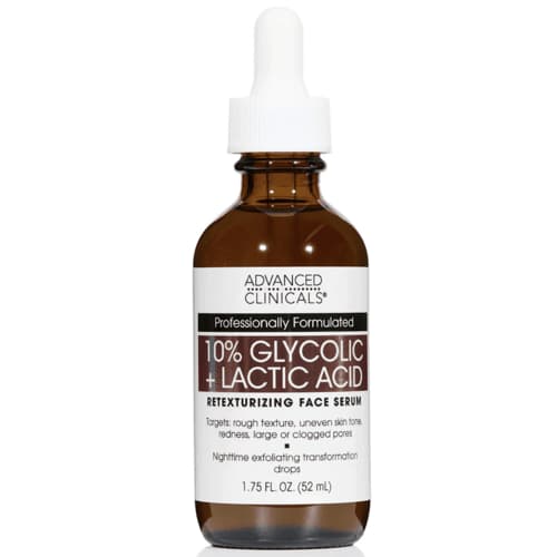 Advanced Clinicals Glycolic & Lactic Acid Serum
