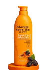 Advanced Korean Skin Bright & Clear Papaya & Mulberry Body Gel Wash