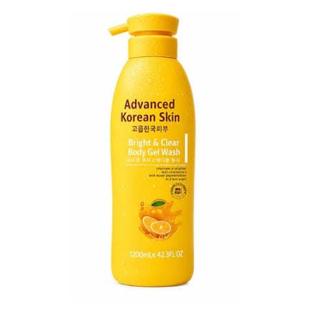 Advanced Korean Skin Bright & Fair Vit C & Vit E Body Gel Wash