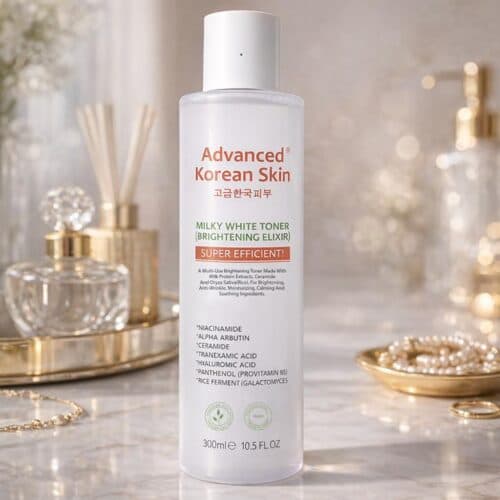 Advanced Korean Skin Milky White Toner Brightening Elixir