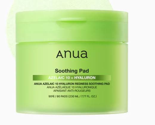 Anua Azelaic 10 Hyaluron Redness Soothing Pad