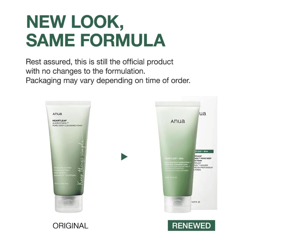 Anua Heartleaf Quercetinol Deep Cleansing Foam