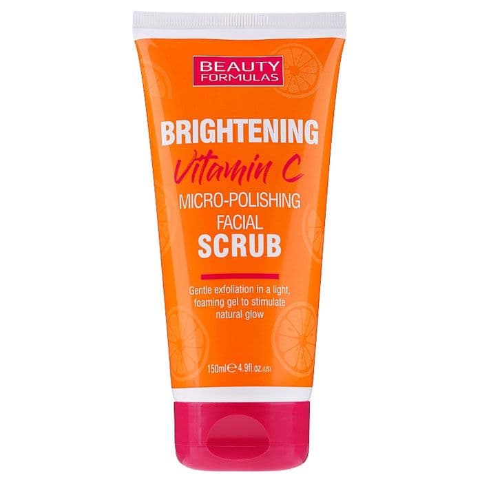 Beauty Formulas Brightening Vitamin C Micro-Polishing Facial Scrub