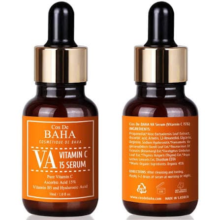 Cos De Baha Vitamin C Facial Serum – L-Ascorbic Acid 15% + Vitamin B5