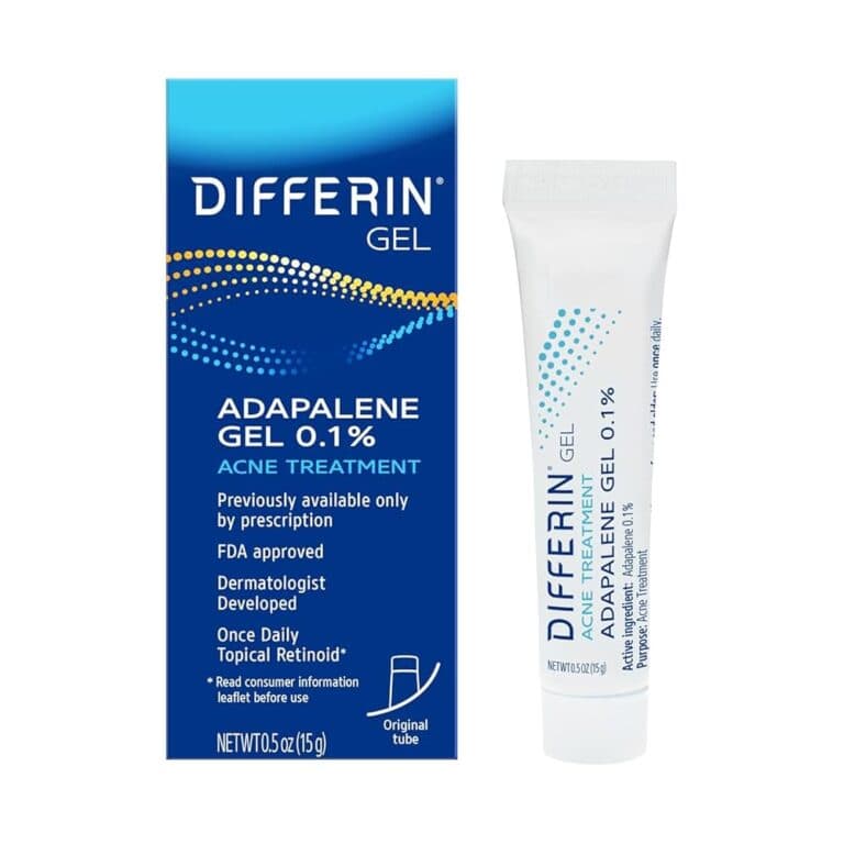 Differin Adapalene Gel 0.1% Acne Treatment 0.5 oz