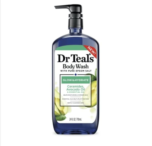 Dr Teal's Glow & Hydrate Body Wash with Ceramides & Avocado Oils 710ml