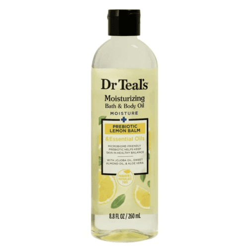 Dr Teal’s Moisturising Bath & Body Oil Prebiotic Lemon Balm & Essential Oils