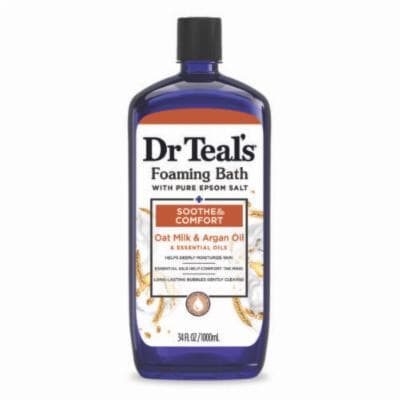 Dr Teal’s Soothe & Comfort Foaming Bath with Oat Milk & Argan Oil