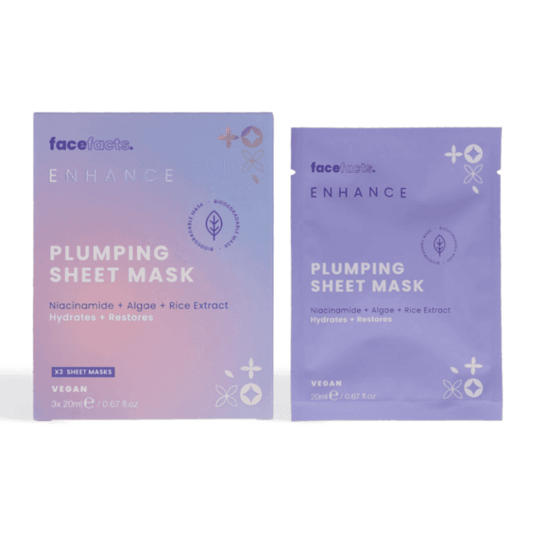 Face Facts Enhance Plumping Sheet Masks – 3 Sheet