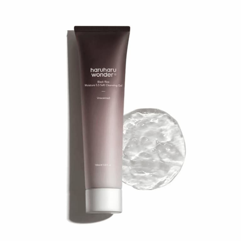 Haruharu Wonder Black Rice Moisture 5.5 Soft Cleansing Gel Face Wash