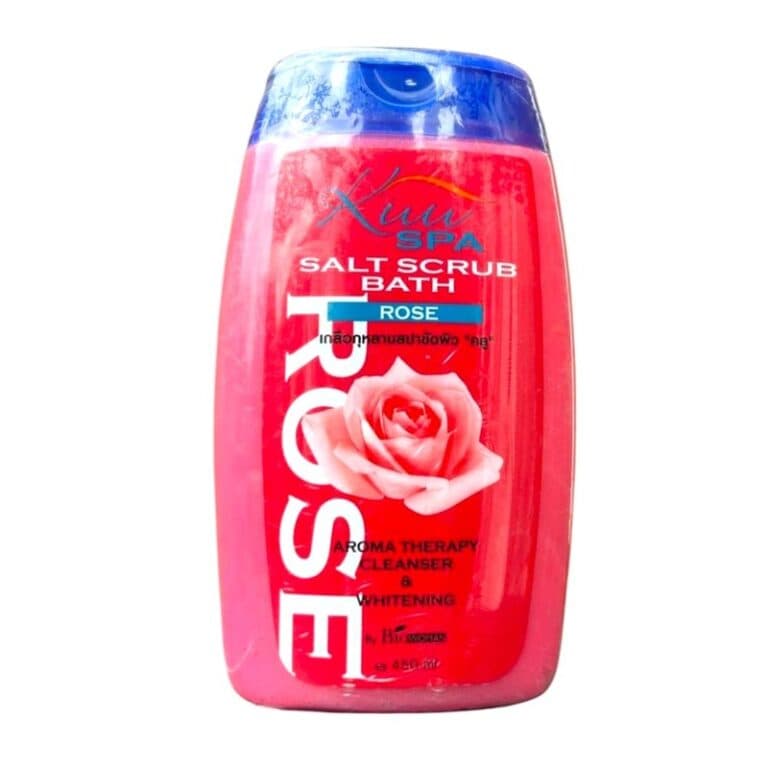 Kuu Spa Rose Salt Scrub Bath (Rose)