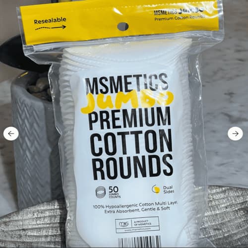 Msmetics Jumbo Premium Cotton Pads 50 Counts